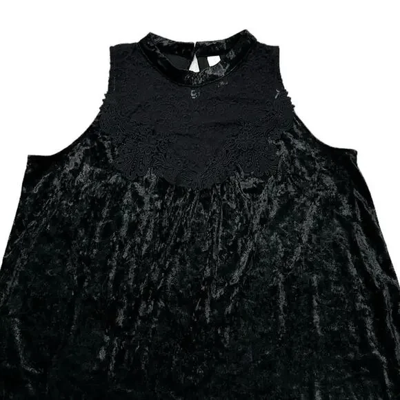 No Boundaries Goth Witchy Sleeveless Lace Plus Size XXL Top - Picture 4 of 5